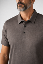 The Riviera | Ice Silk Jacquard Polo
