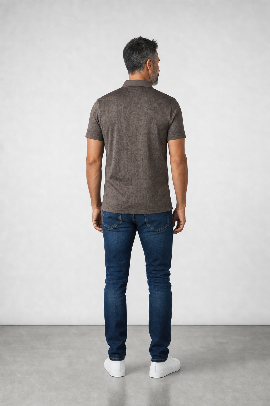 The Riviera | Ice Silk Jacquard Polo