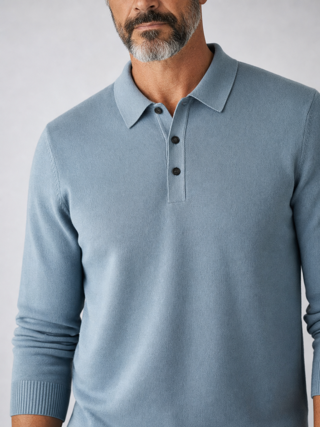 The Côte | Merino-Touch Polo Sweater