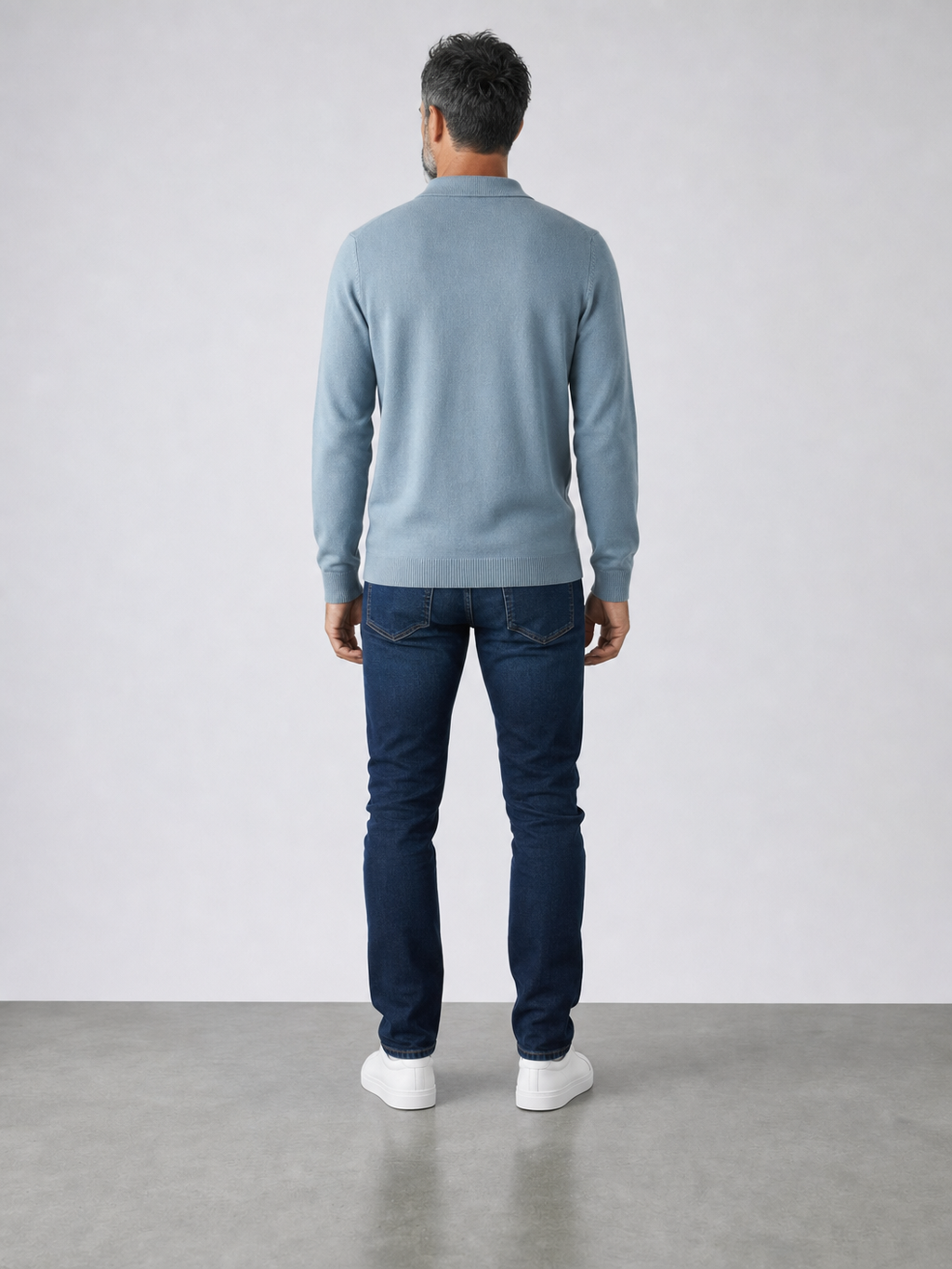 The Côte | Merino-Touch Polo Sweater