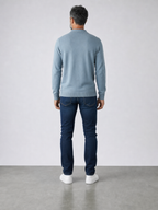 The Côte | Merino-Touch Polo Sweater