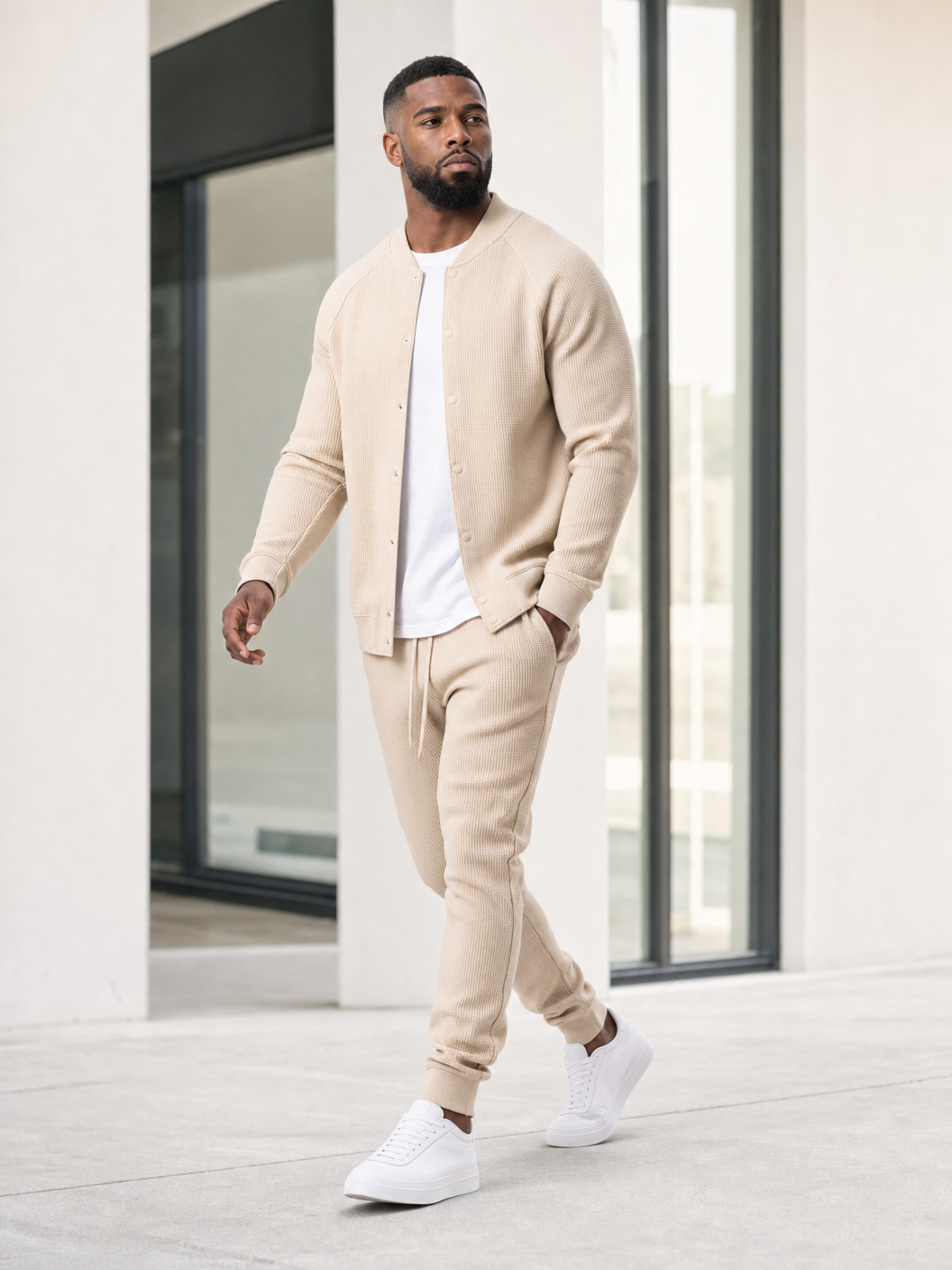 The Loft | Waffle-Knit Signature Set
