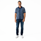 St Kilda | Striped Jacquard Knit Shirt