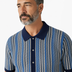 St Kilda | Striped Jacquard Knit Shirt